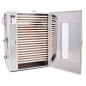 20 shelves Pollen dryer and warming cabinet - Stainless steal, Wooden frame shelves