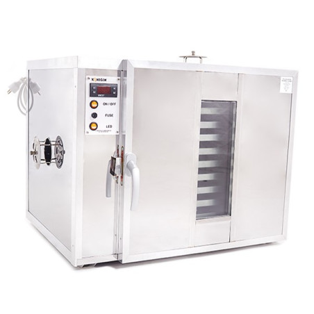 Stainless steel - 10 shelves Pollen dryer and warming cabinet