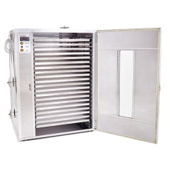 20 shelves Pollen dryer and warming cabinet - Stainless steel