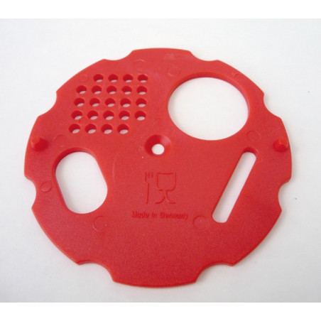 Entrance disc 80mm red