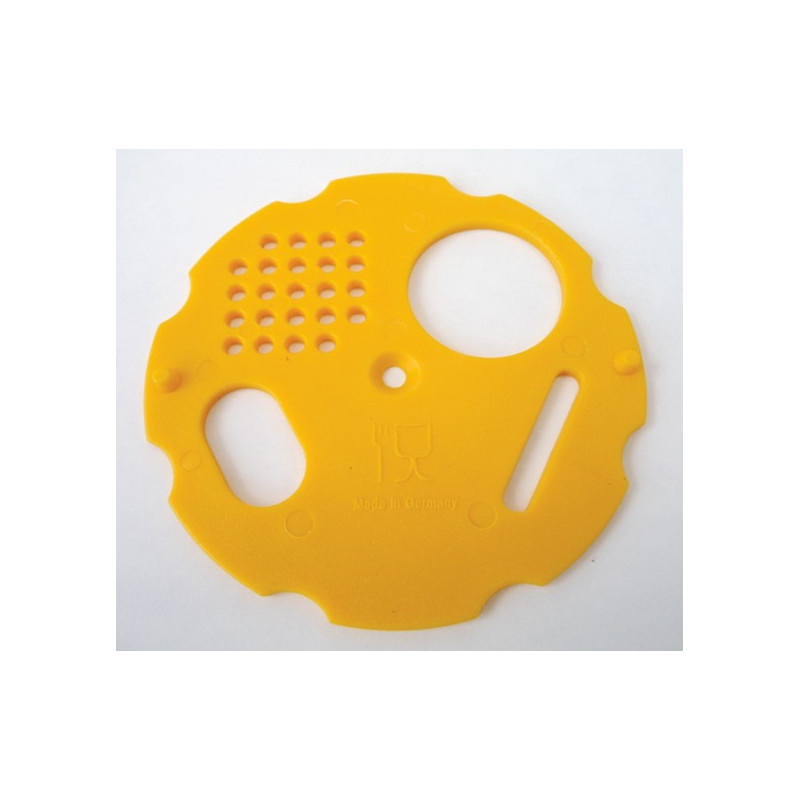 Entrance disc 80mm yellow