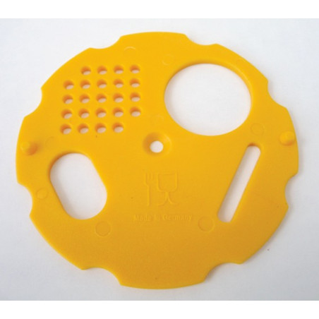 Entrance disc 80mm yellow
