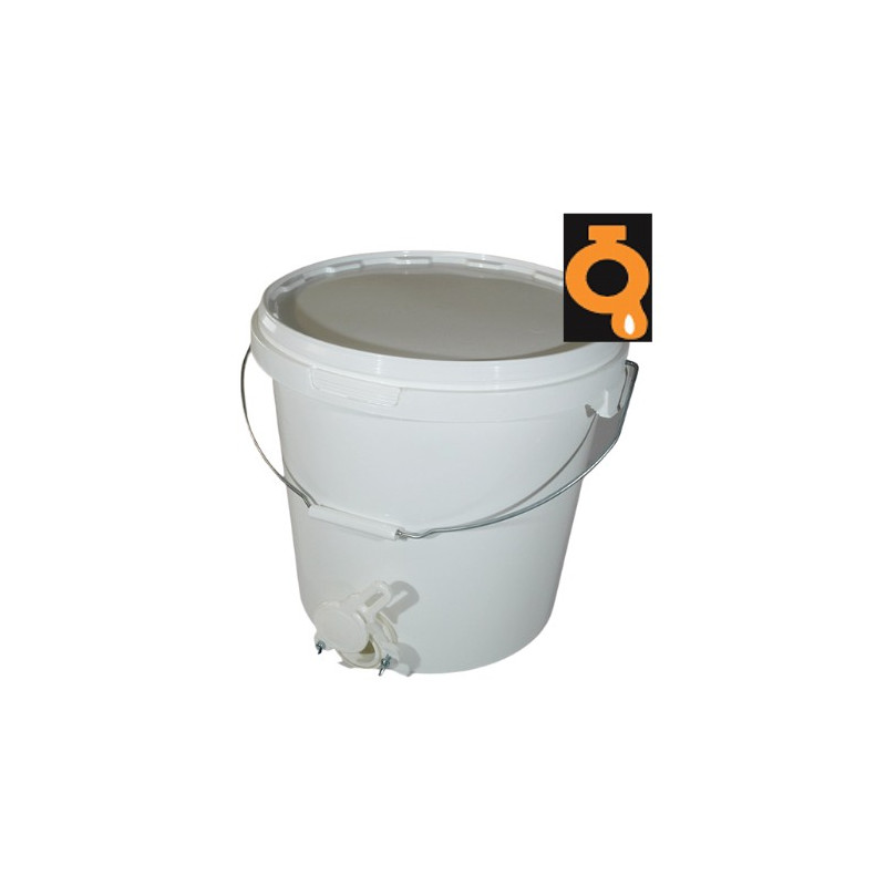 Honey Bucket (20 l) with cover and valve