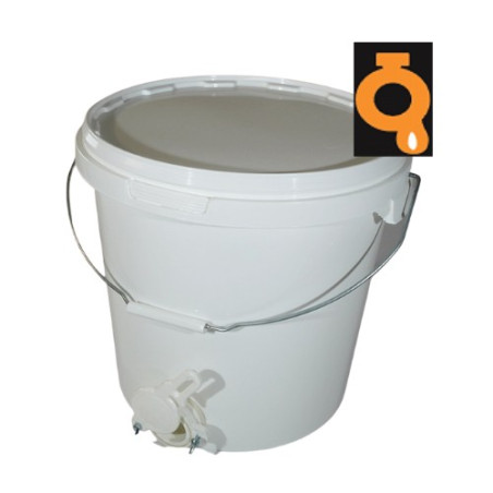 Honey Bucket (20 l) with cover and valve