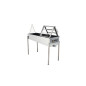 Uncapping table: 1 frame rack, 1250cm STAINLESS STEEL COVER