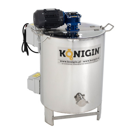 Homogenizer/creamer 100 l, double heated jacket. integrated stand.