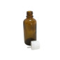Bote cuentagotas de vidrio ámbar para propóleo/jalea - 50 ml