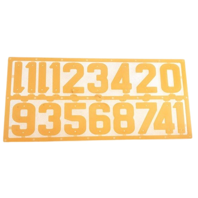 Números de plástico para marcar colmenas