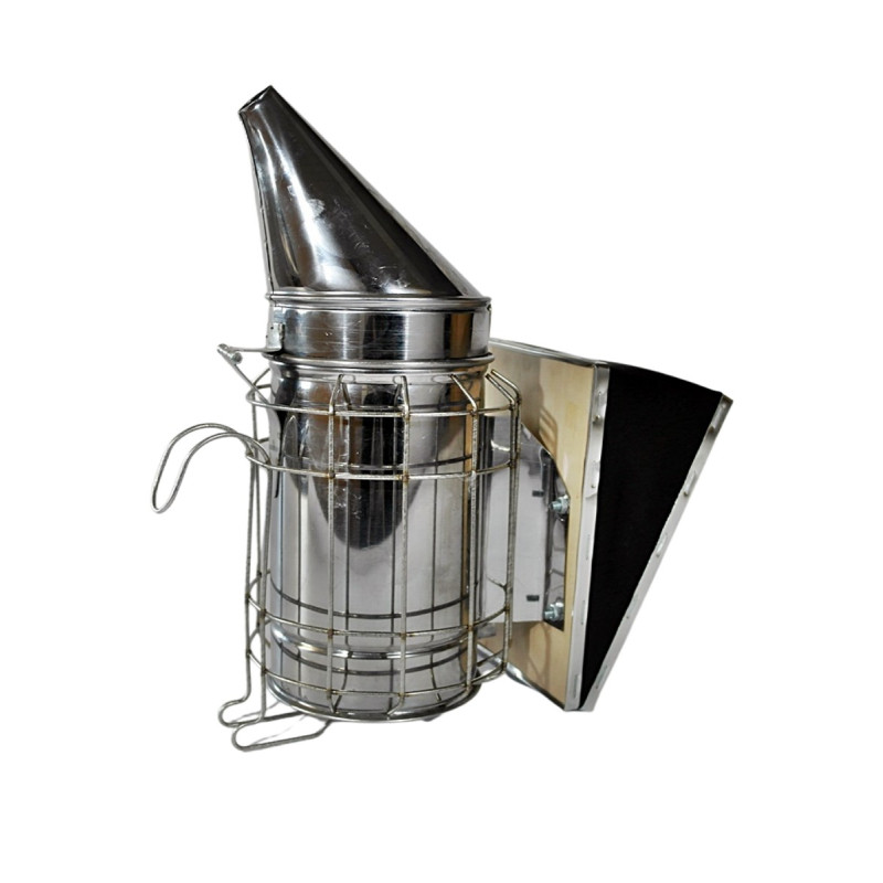 Smoker with heat shield MAX - Stainless steel