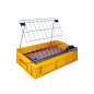 Plastic uncapping tray with mesh