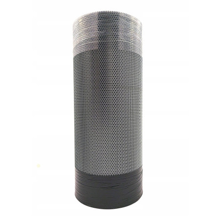 Aluminium expanded metal mesh, width 370 mm, thickens 0.5 mm