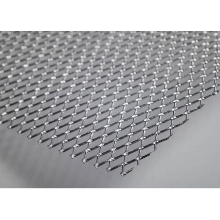 Aluminium Expanded Metal Mesh, Width 420 mm, Thickness 0.5mm Roll 1 M