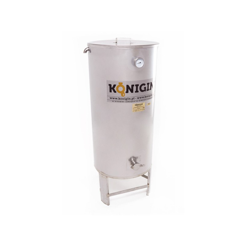 Heated Honey tank 200 l  - integrated stand, double jacket